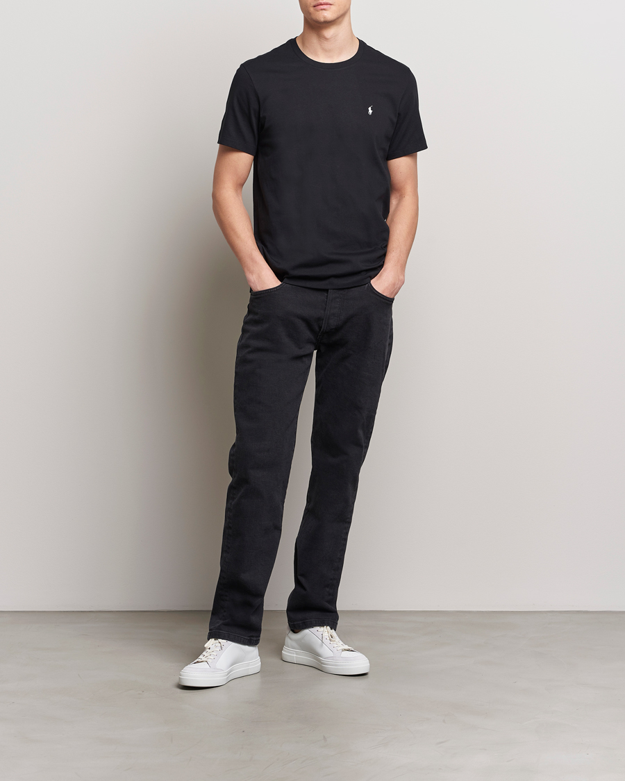 Herren | T-Shirts | Polo Ralph Lauren | Liquid Cotton Crew Neck T-Shirt Black