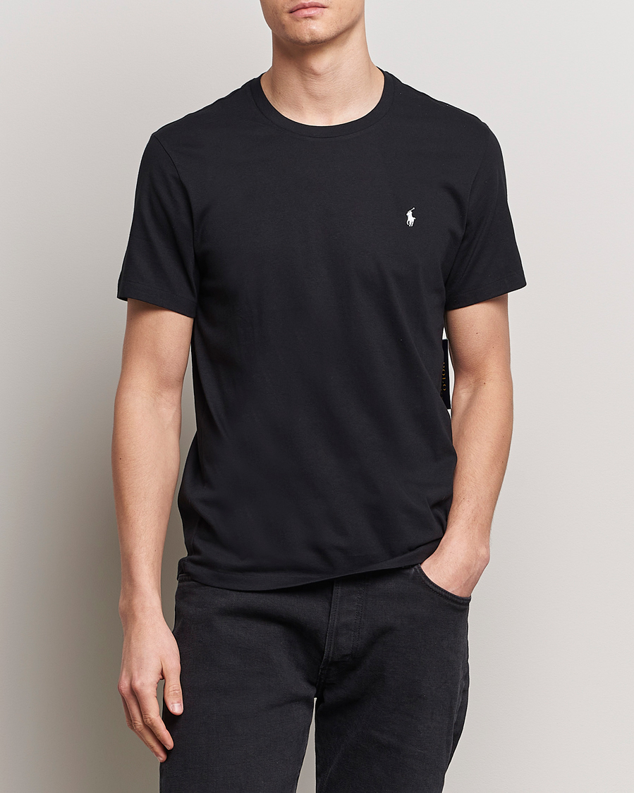 Herren | T-Shirts | Polo Ralph Lauren | Liquid Cotton Crew Neck T-Shirt Black
