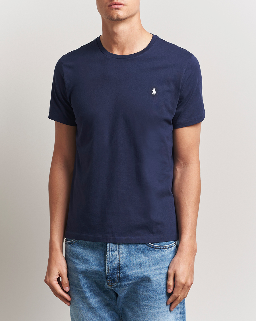 Herren | T-Shirts | Polo Ralph Lauren | Liquid Cotton Crew Neck T-Shirt Cruise Navy