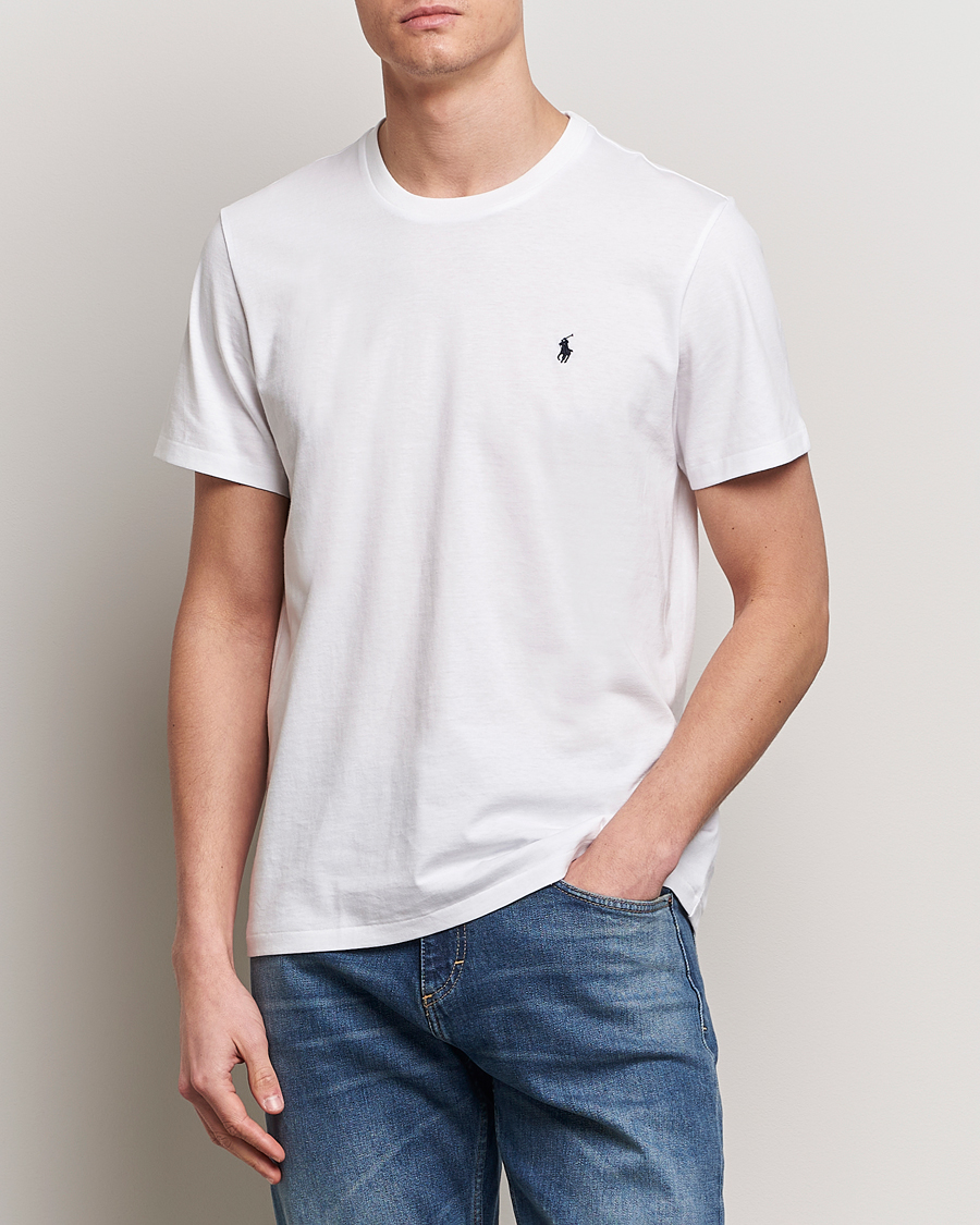 Herren | Weiße T-Shirts | Polo Ralph Lauren | Liquid Cotton Crew Neck Tee White