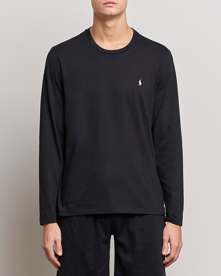 Herren | Langarm T-Shirt | Polo Ralph Lauren | Liquid Cotton Long Sleeve Crew Neck Tee Black
