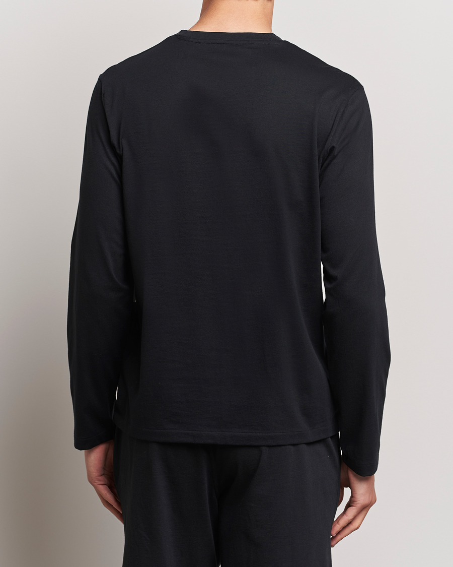 Herren | T-Shirts | Polo Ralph Lauren | Liquid Cotton Long Sleeve Crew Neck T-Shirt Black