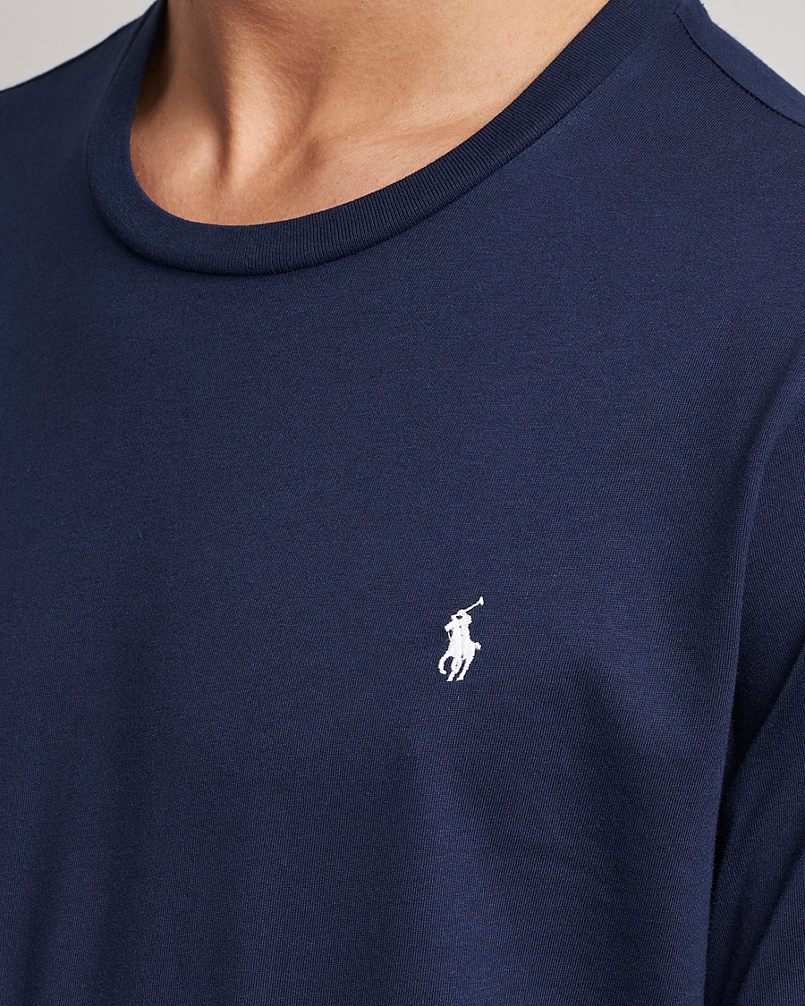 Herren | T-Shirts | Polo Ralph Lauren | Liquid Cotton Long Sleeve Crew Neck Tee Cruise Navy