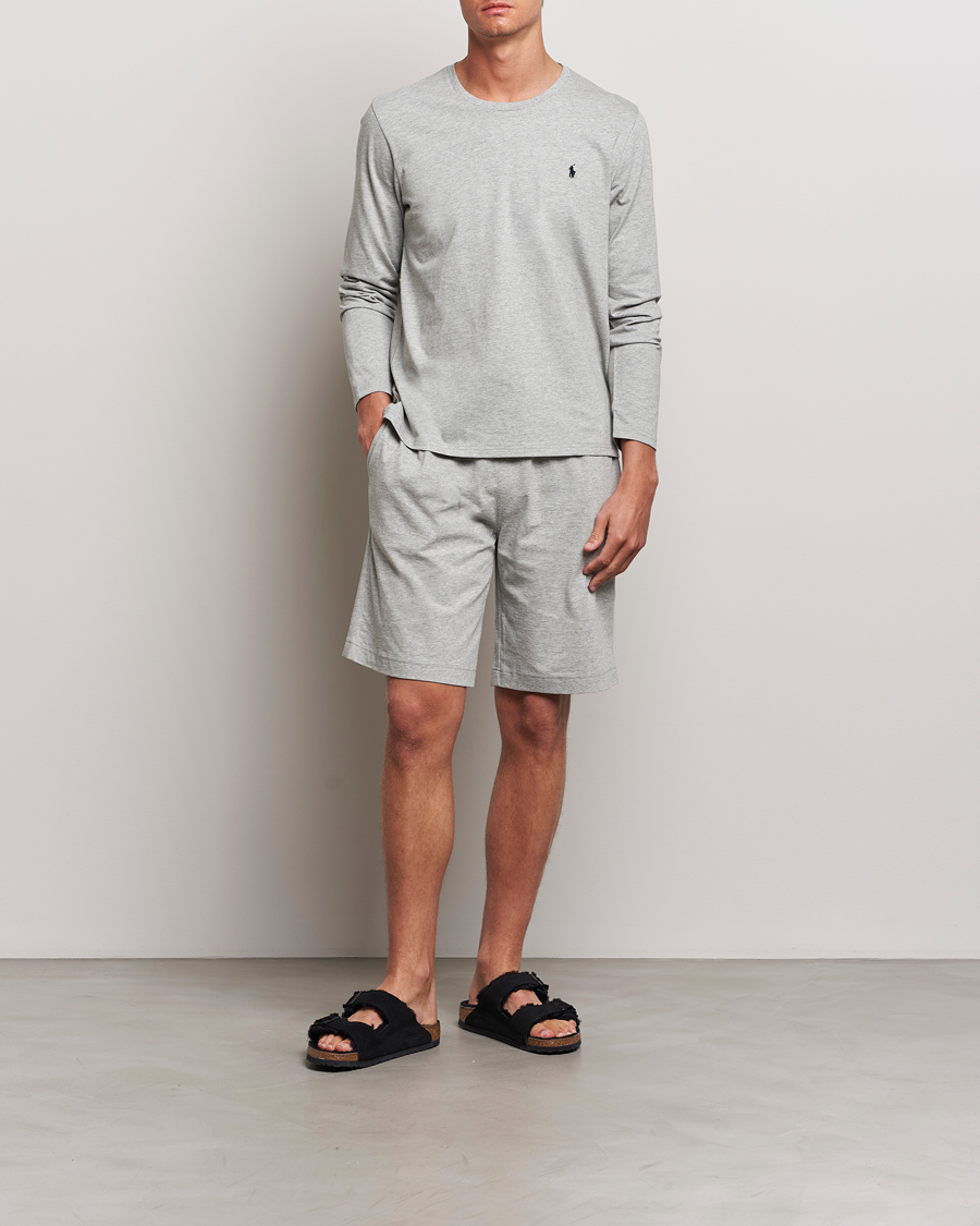 Herren | T-Shirts | Polo Ralph Lauren | Liquid Cotton Long Sleeve Crew Neck Tee Andover Heather