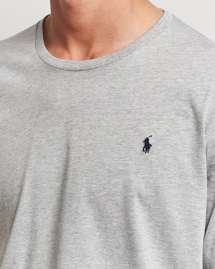 Herren | T-Shirts | Polo Ralph Lauren | Liquid Cotton Long Sleeve Crew Neck Tee Andover Heather