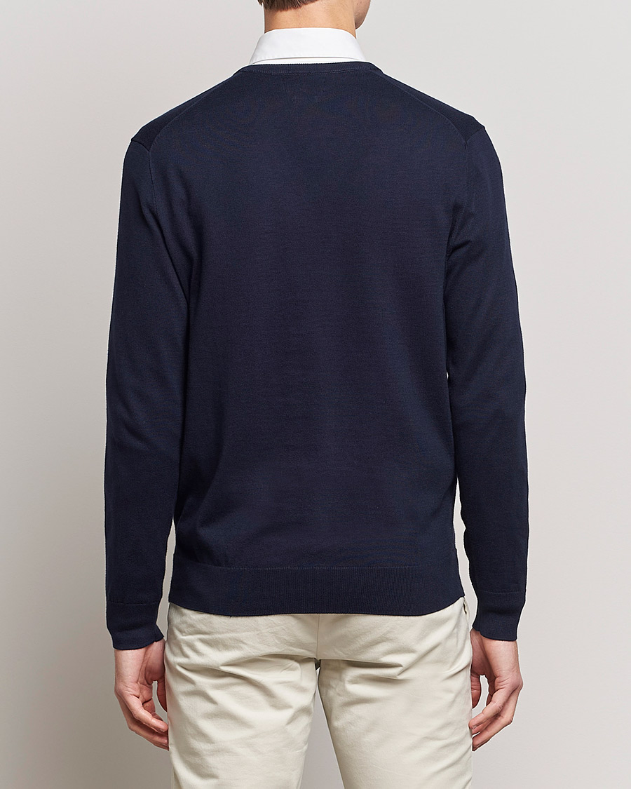 Herren | Pullover | Polo Ralph Lauren | Pima Cotton V-neck Pullover Hunter Navy