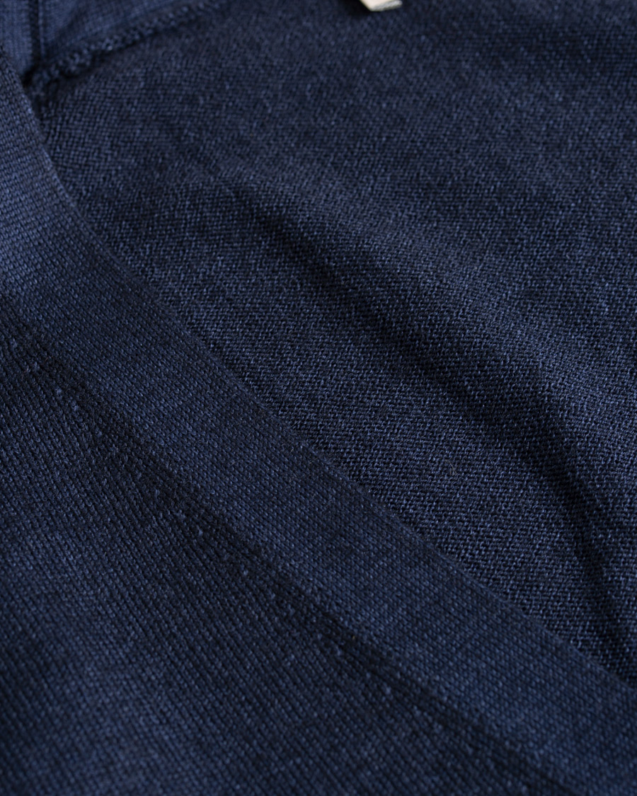 Herren | Pullover | Gran Sasso | Vintage Merino Fashion Fit Cardigan Navy