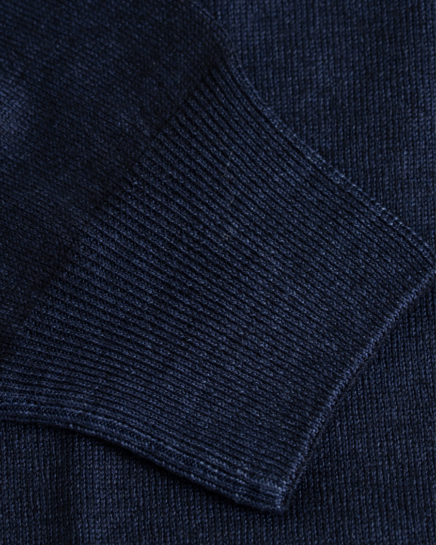 Herren | Pullover | Gran Sasso | Vintage Merino Fashion Fit Cardigan Navy