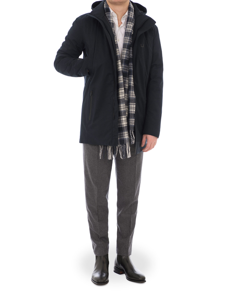 Herren | Jacken | UBR | UBER Regulator Parka II LTD Japan Navy Houndtooth