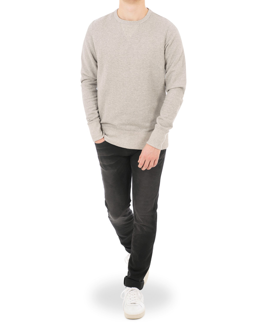 Herren | Pullover | Merz b. Schwanen | 346 Sweatshirt Grey Melange
