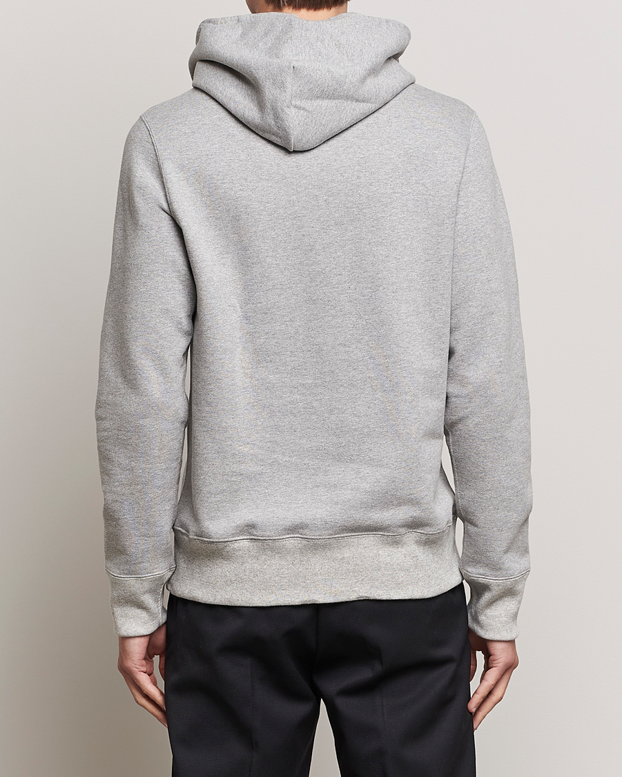 Herren | Pullover | Merz b. Schwanen | Cotton Loopwheeled Hoodie Grey Melange