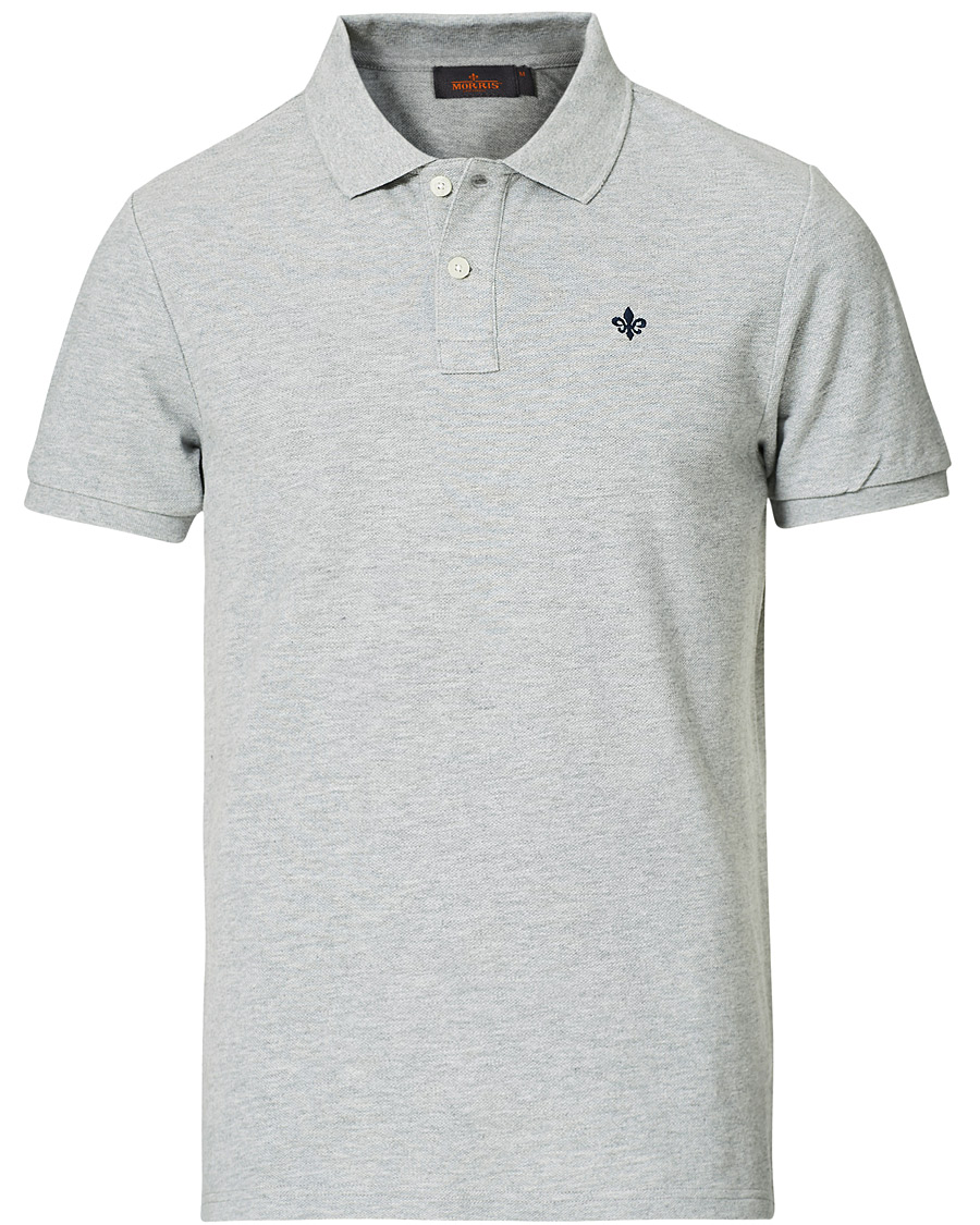 Herren | Poloshirts | Morris | New Piqué Grey Melange