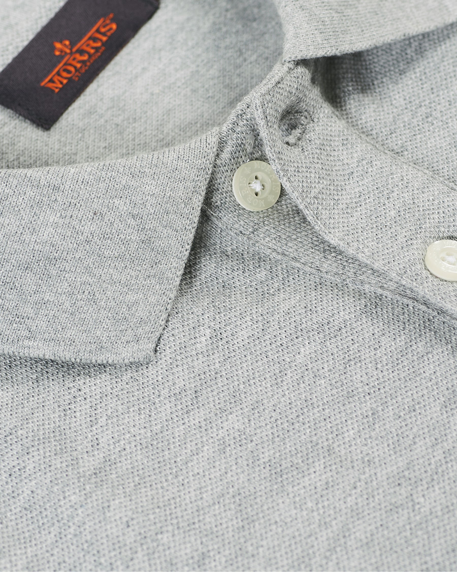 Herren | Poloshirts | Morris | New Piqué Grey Melange