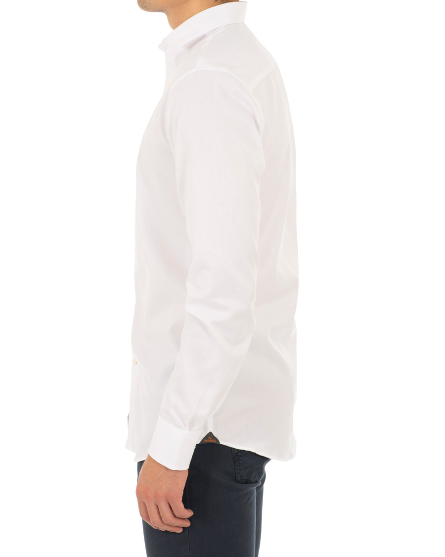 Herren | Hemden | Morris | Dean Spread Collar Cotton Shirt White
