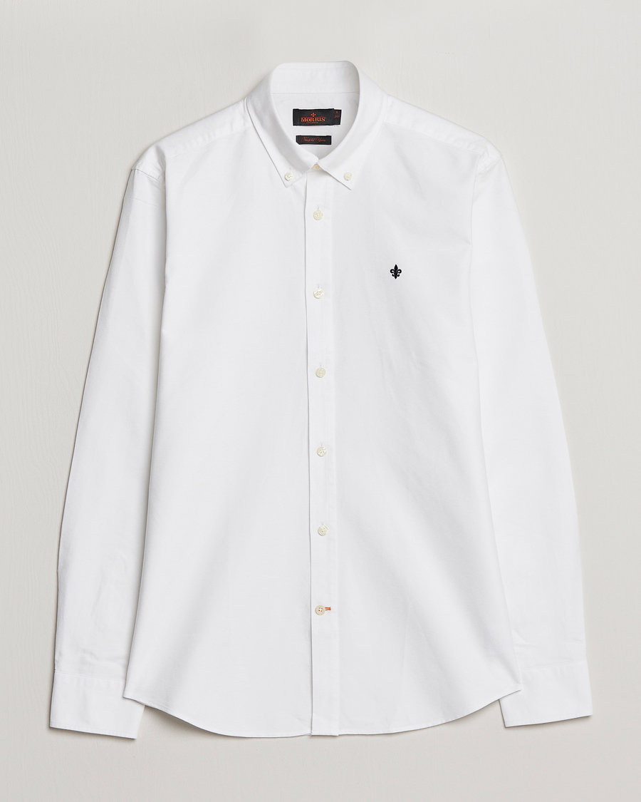 Herren |  | Morris | Oxford Button Down Cotton Shirt White