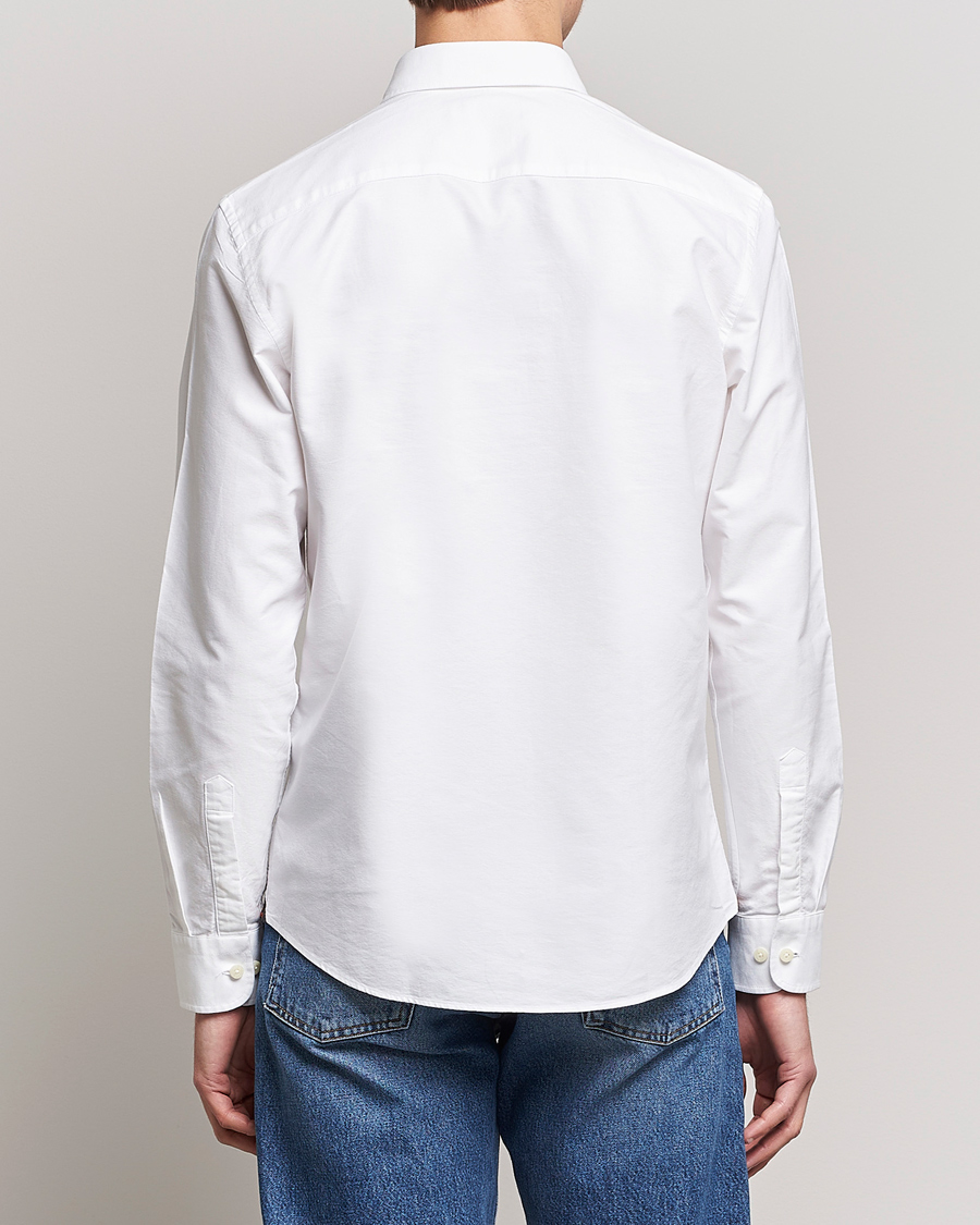 Herren | Hemden | Morris | Oxford Button Down Cotton Shirt White