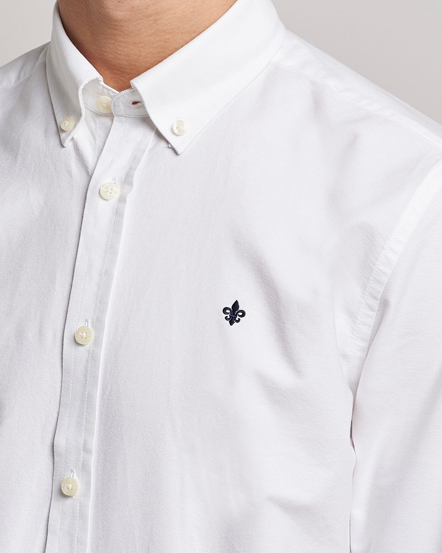 Herren | Hemden | Morris | Oxford Button Down Cotton Shirt White
