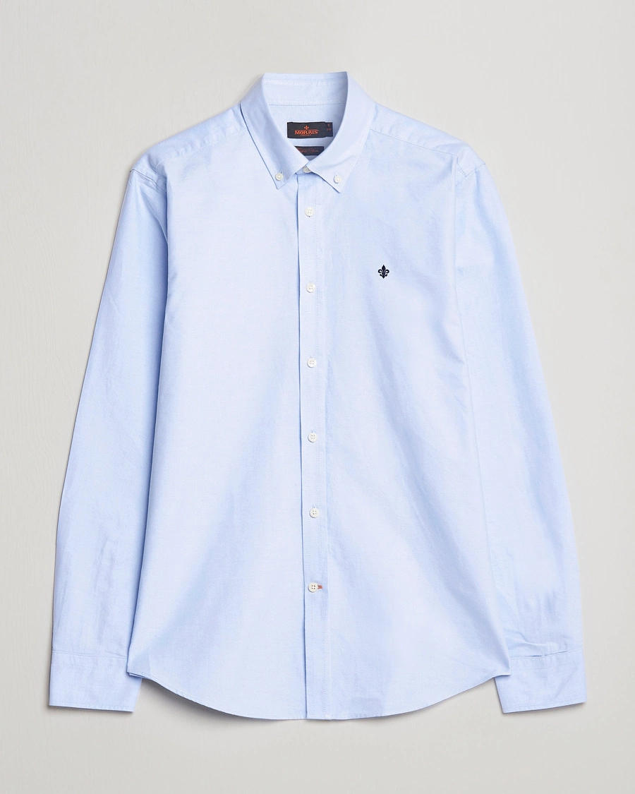 Herren | Hemden | Morris | Douglas Oxford Shirt Light Blue