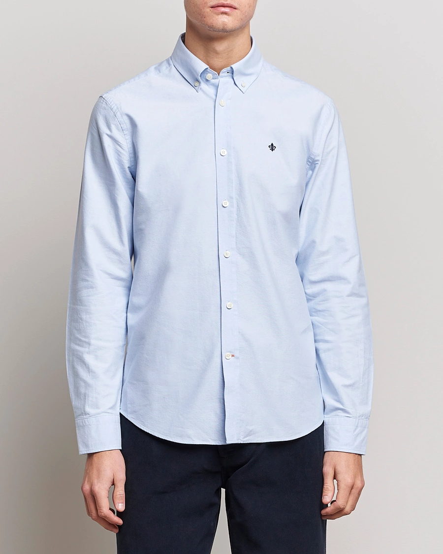 Herren | Hemden | Morris | Douglas Oxford Shirt Light Blue