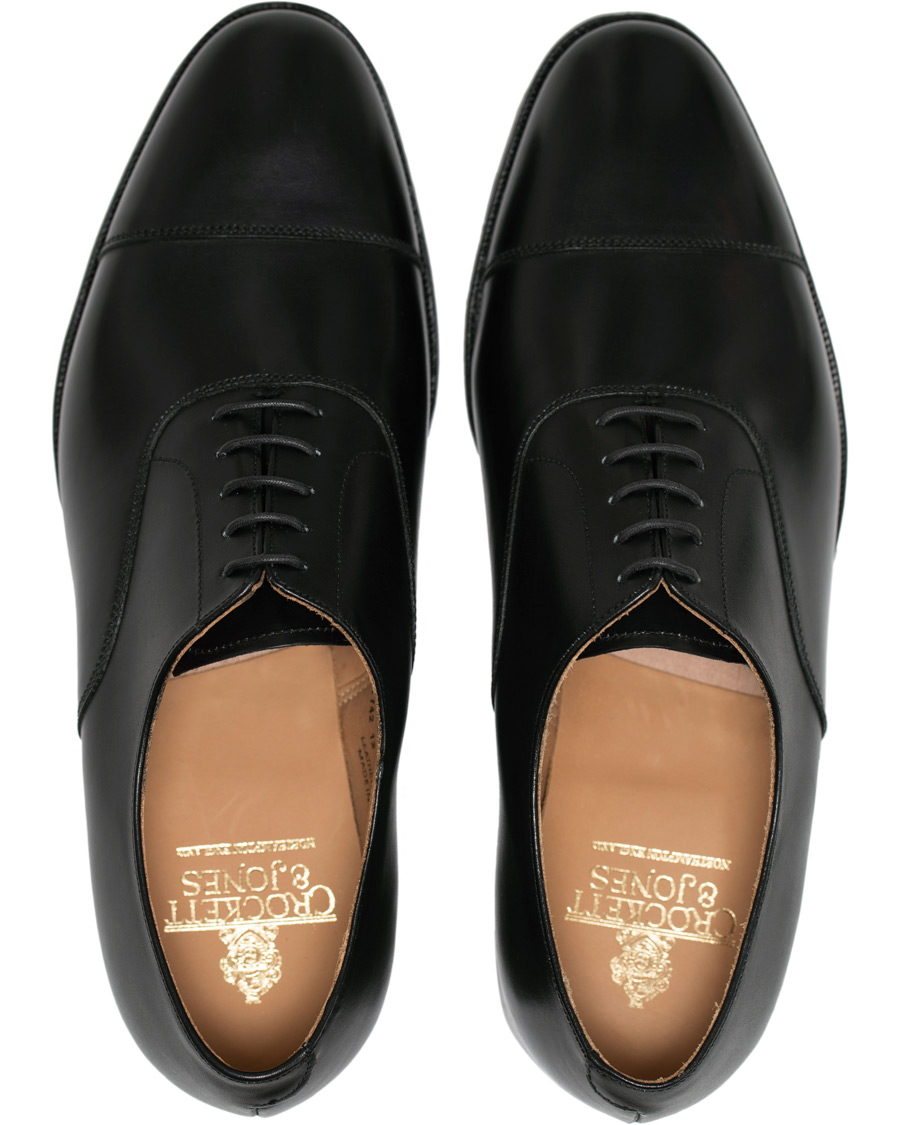 Herren | Crockett & Jones Connaught Oxford Black Calf | Crockett & Jones | Connaught Oxford Black Calf
