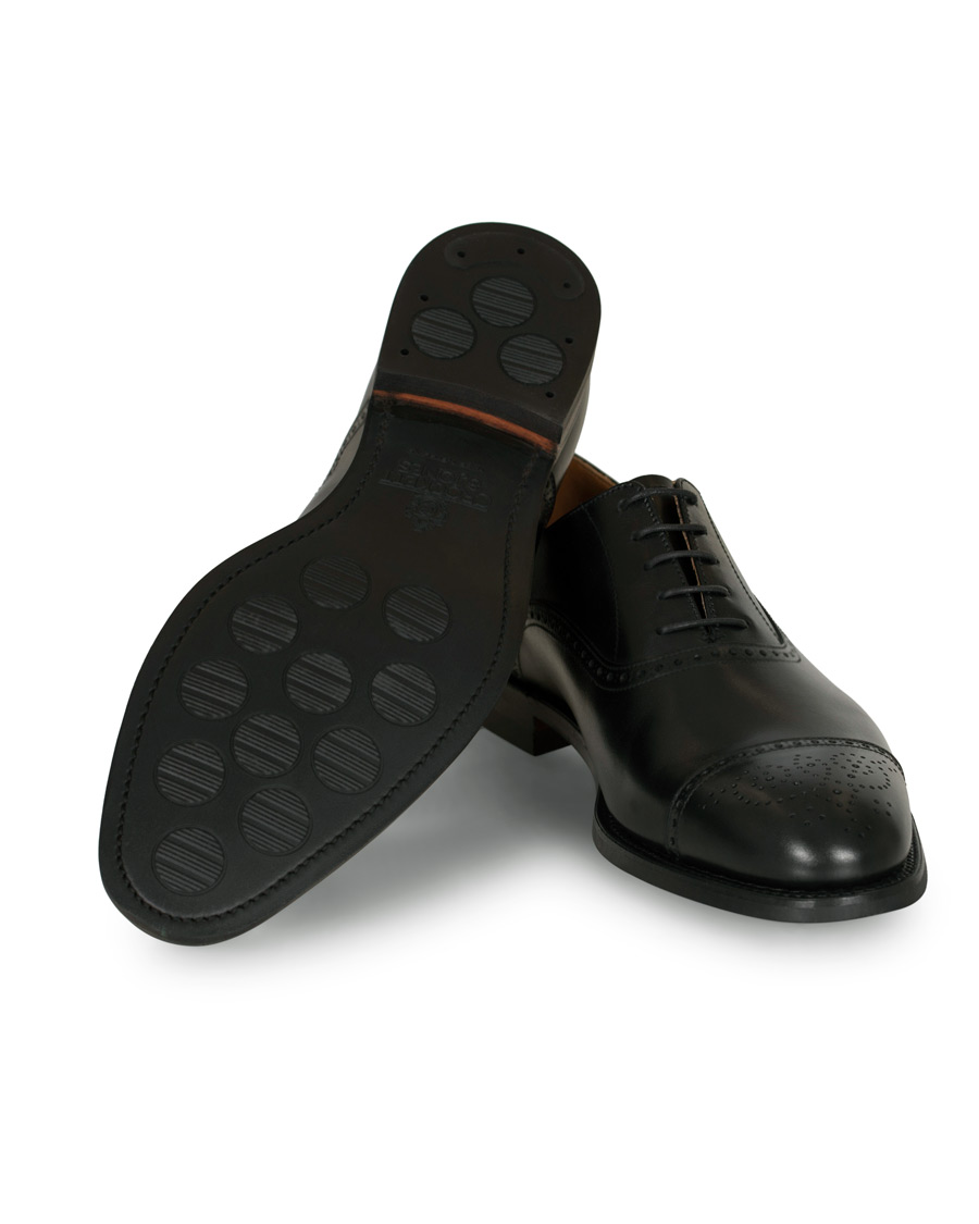 Herren | Crockett & Jones Hatton Brogue City Sole Black Calf | Crockett & Jones | Hatton Brogue City Sole Black Calf