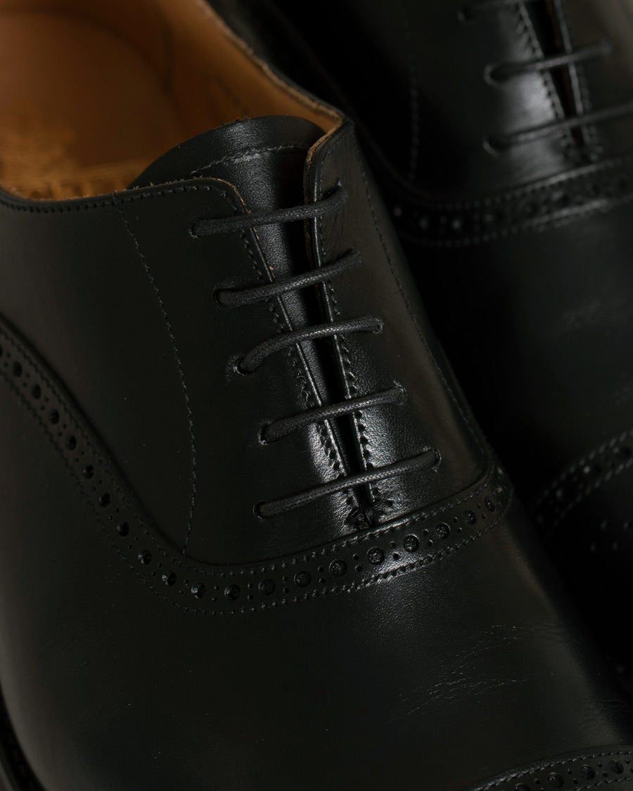 Herren | Crockett & Jones Hatton Brogue City Sole Black Calf | Crockett & Jones | Hatton Brogue City Sole Black Calf