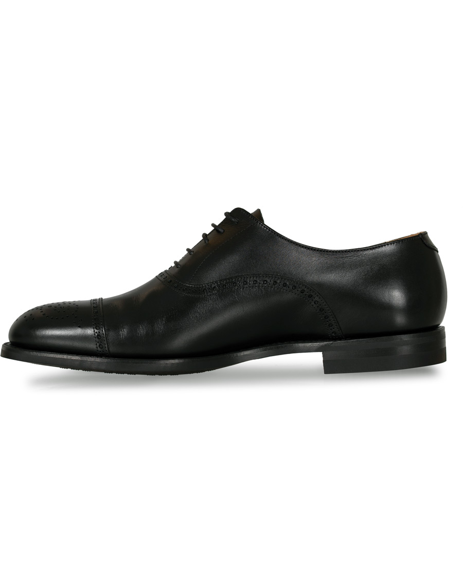 Herren | Crockett & Jones Hatton Brogue City Sole Black Calf | Crockett & Jones | Hatton Brogue City Sole Black Calf