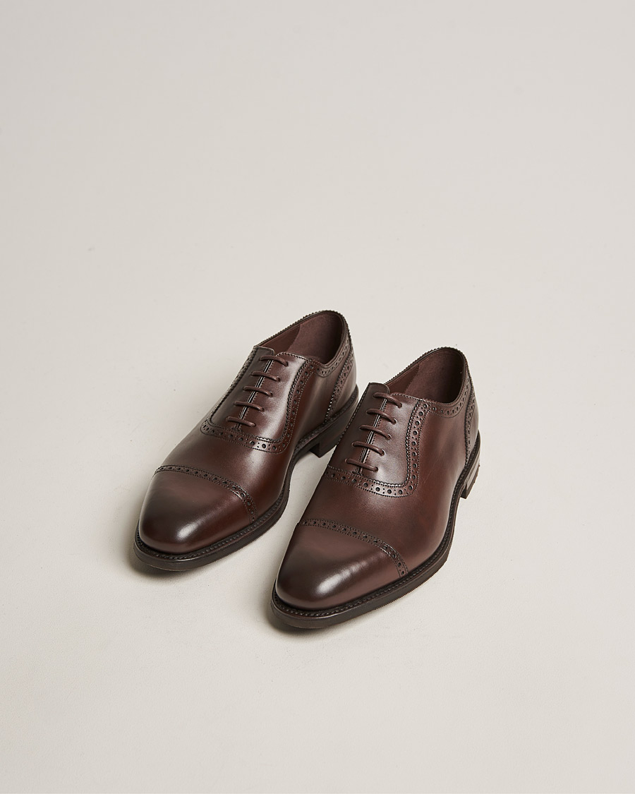 Herren | Schuhe | Loake 1880 | Fleet Brogue Shadow Sole Dark Brown Calf