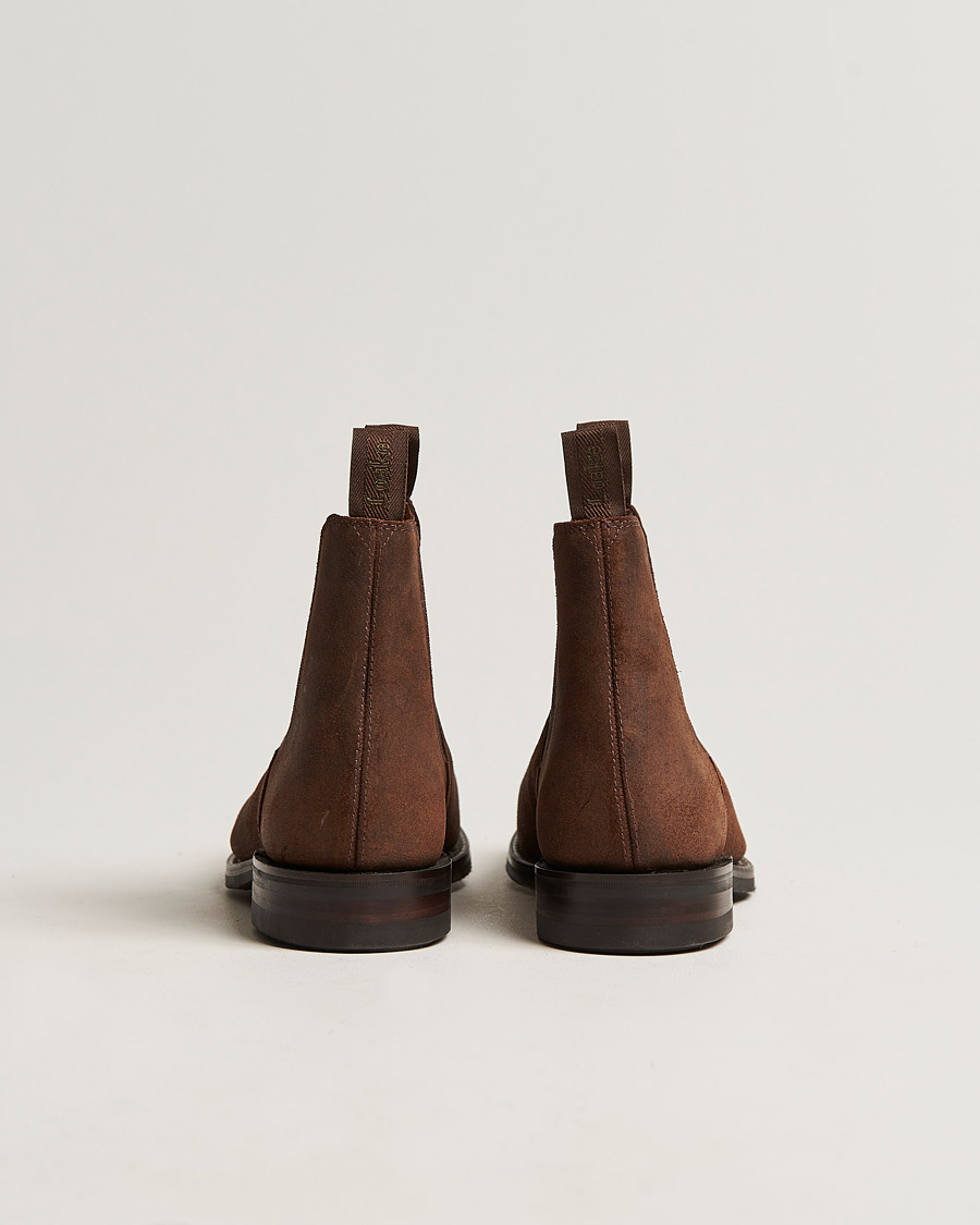 Herren | Loake 1880 Chatsworth Chelsea Boot Brown Waxed Suede | Loake 1880 | Chatsworth Chelsea Boot Brown Waxed Suede