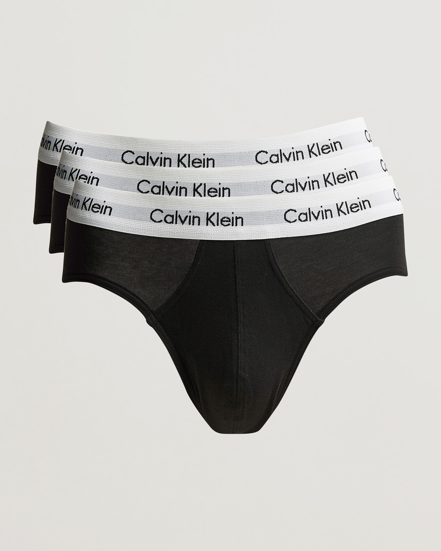Herren |  | Calvin Klein | Cotton Stretch Hip Breif 3-Pack Black