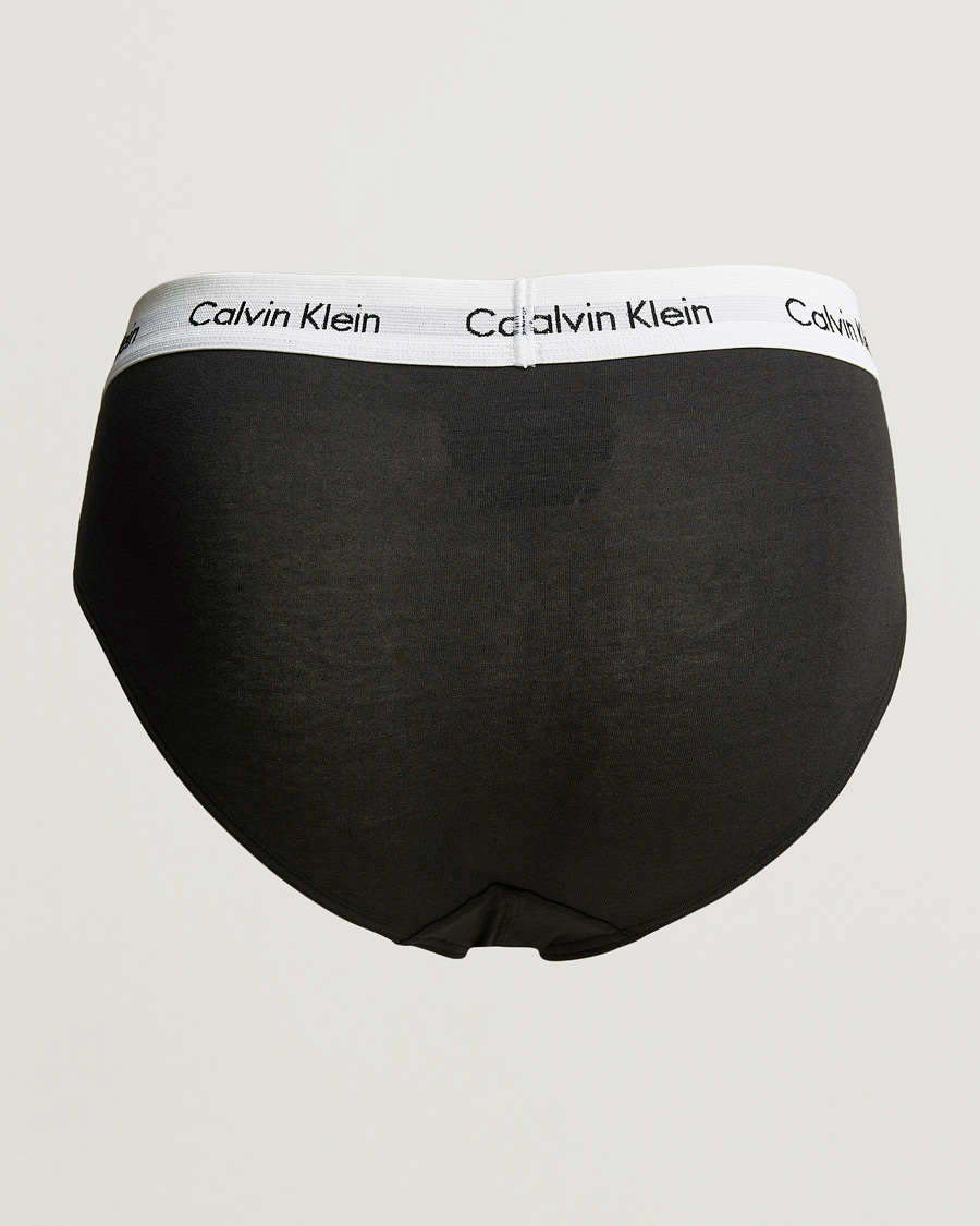 Men |  | Calvin Klein | Cotton Stretch Hip Breif 3-Pack Black