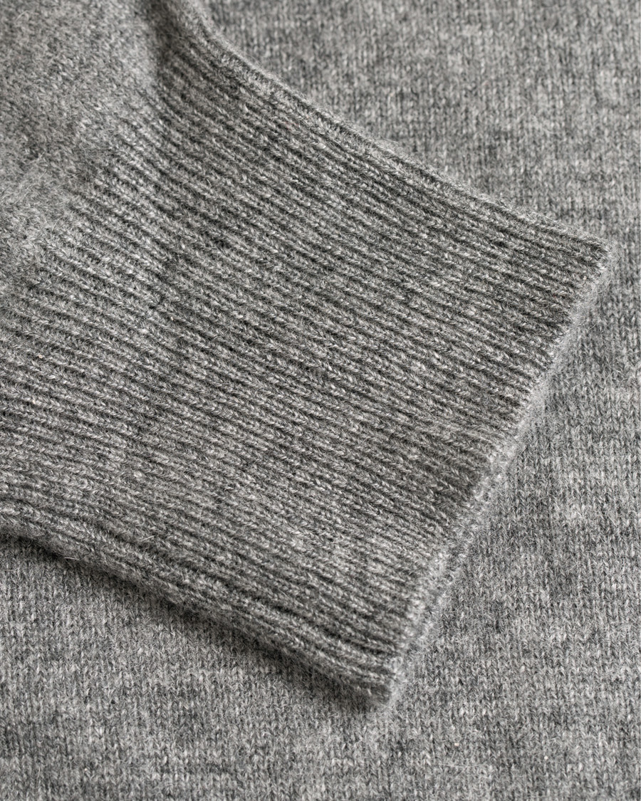Herren | Pullover | Soft Goat | Cashmere O-Neck Dark Grey