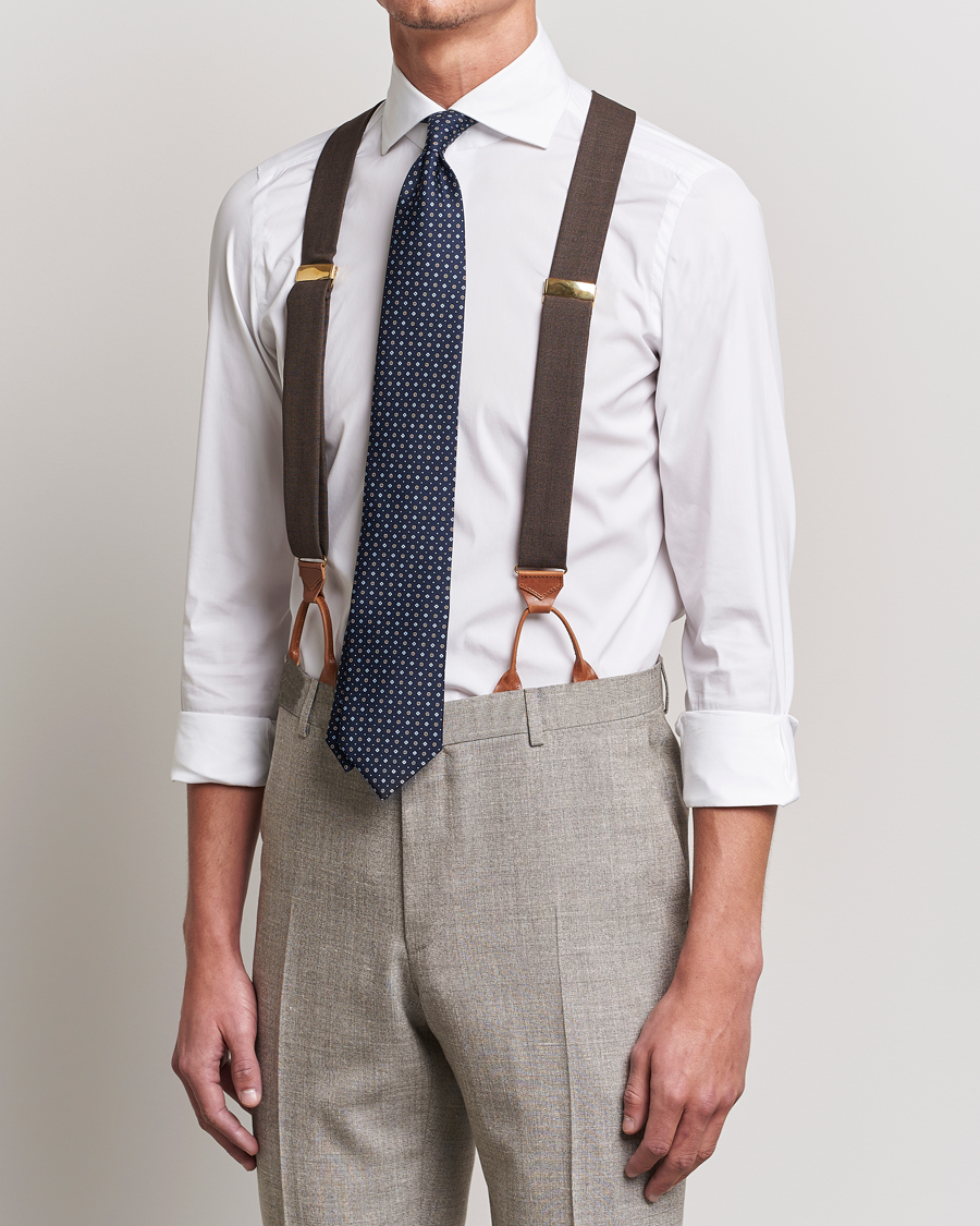 Herren | | Albert Thurston | Fresco Braces 38mm Brown