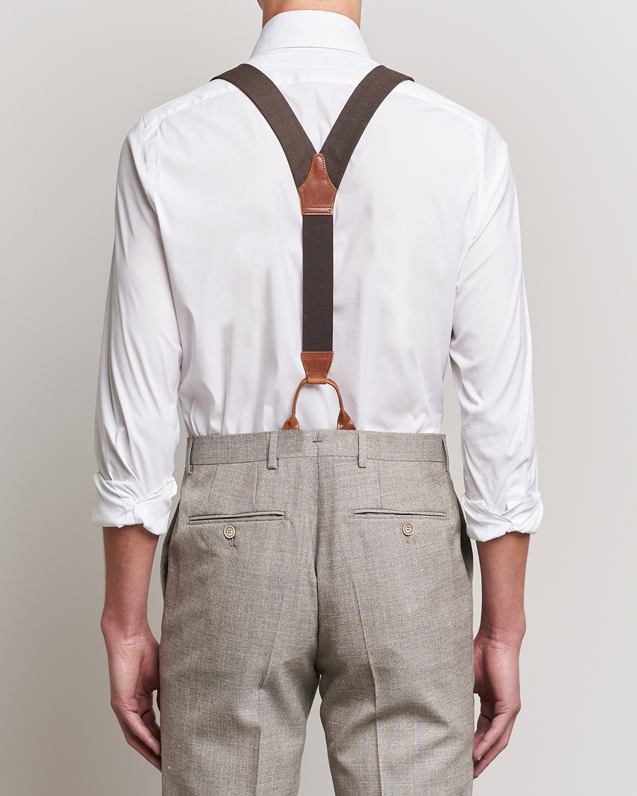 Herren | Albert Thurston Fresco Braces 38mm Brown | Albert Thurston | Fresco Braces 38mm Brown