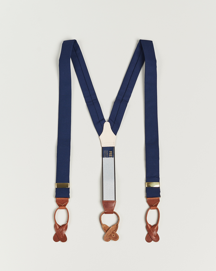 Herren | Hosenträger | Albert Thurston | Fresco Braces 38mm Royal Blue