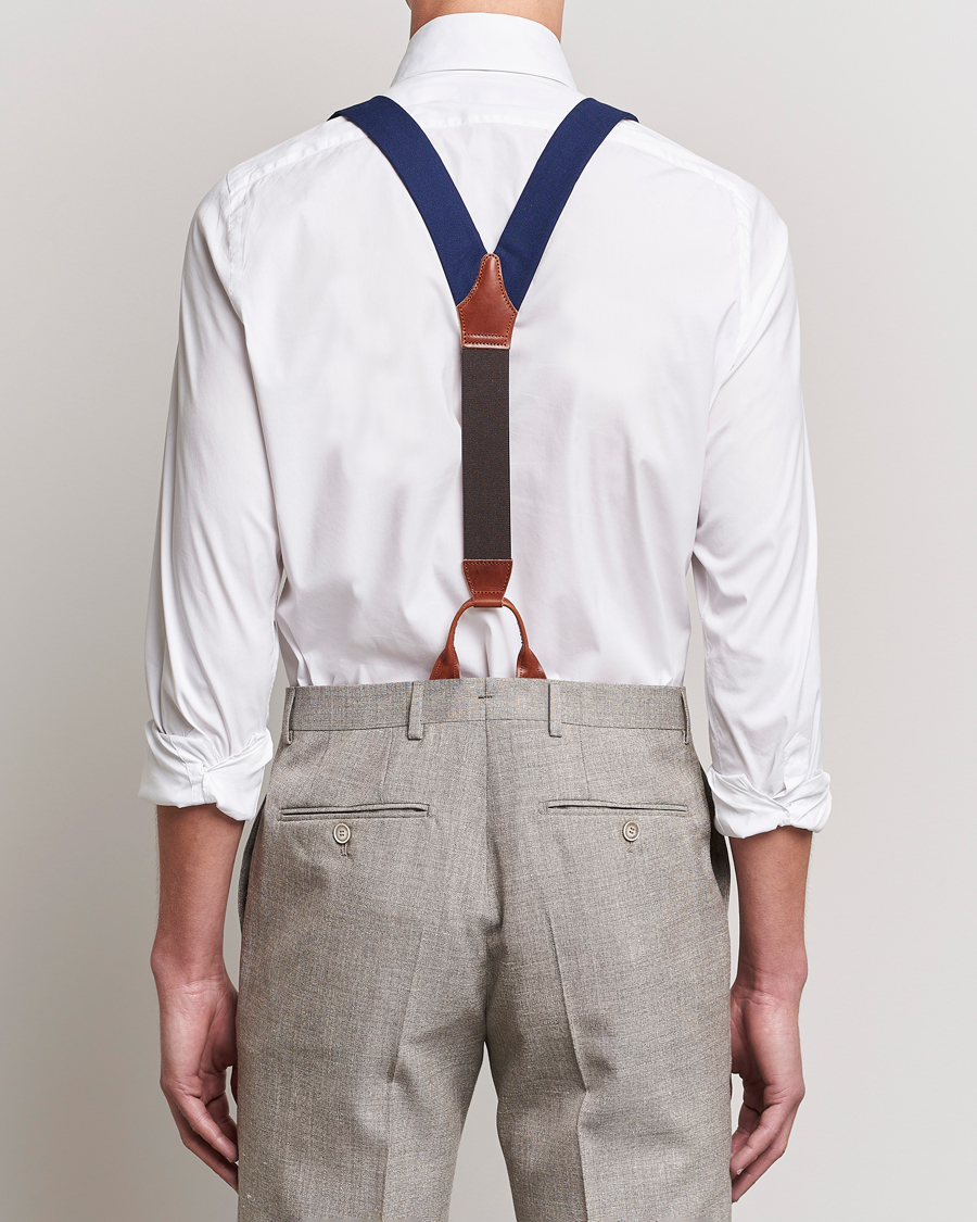 Herren | Hosenträger | Albert Thurston | Fresco Braces 38mm Royal Blue