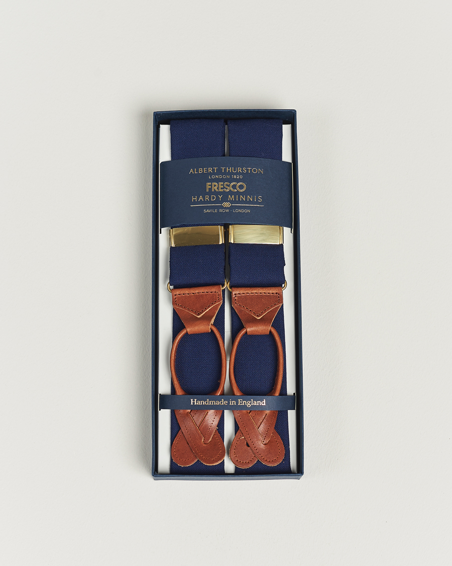Herren | Hosenträger | Albert Thurston | Fresco Braces 38mm Royal Blue