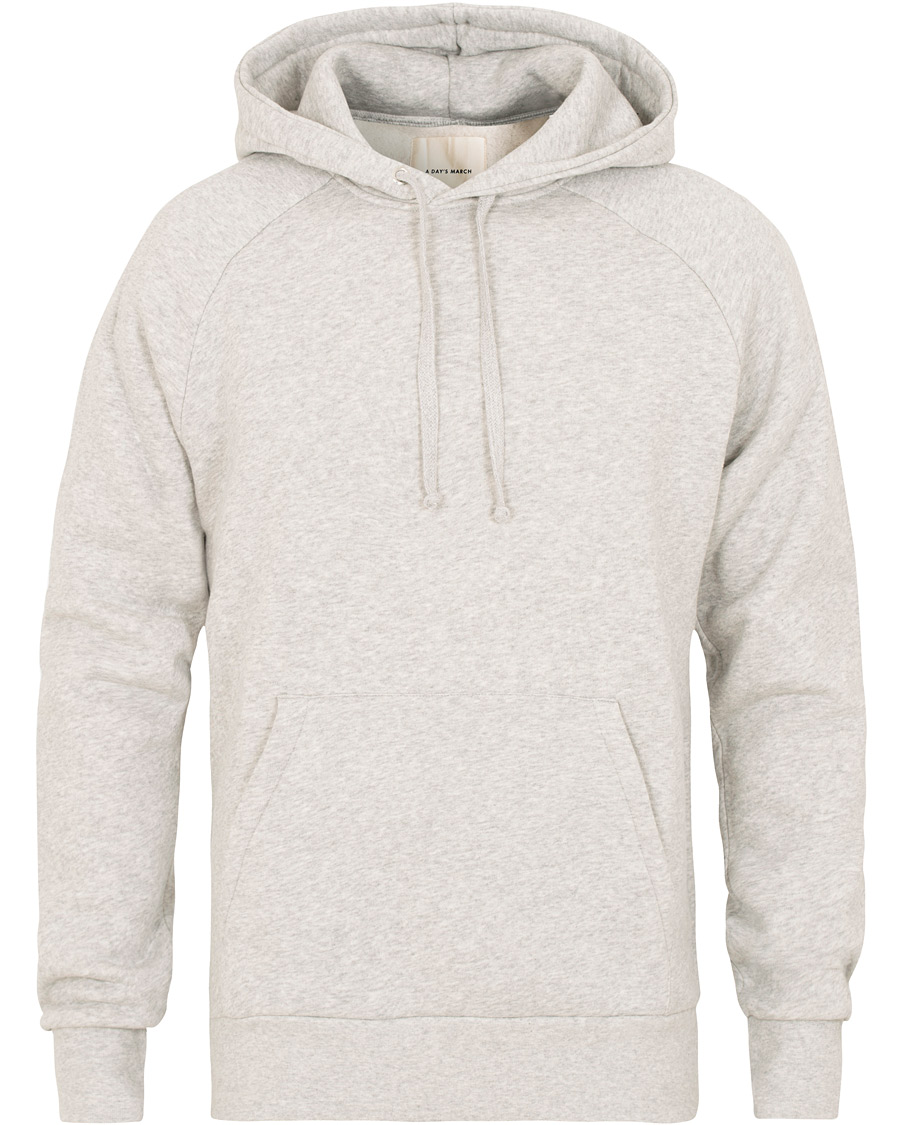 Herren | Pullover | A Day's March | Hoodie Sweatshirt Grey Melange