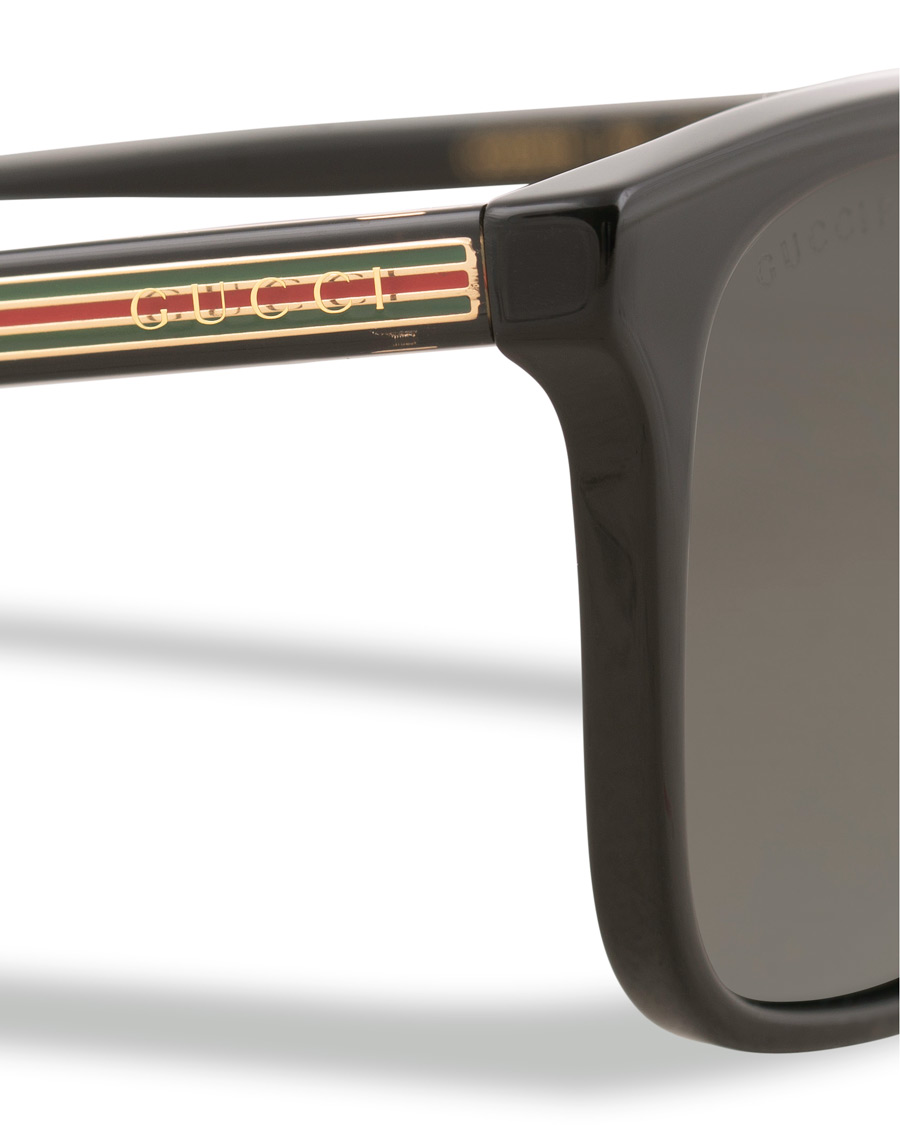 Herren | Gucci GG0381S Sunglasses Black/Grey | Gucci | GG0381S Sunglasses Black/Grey