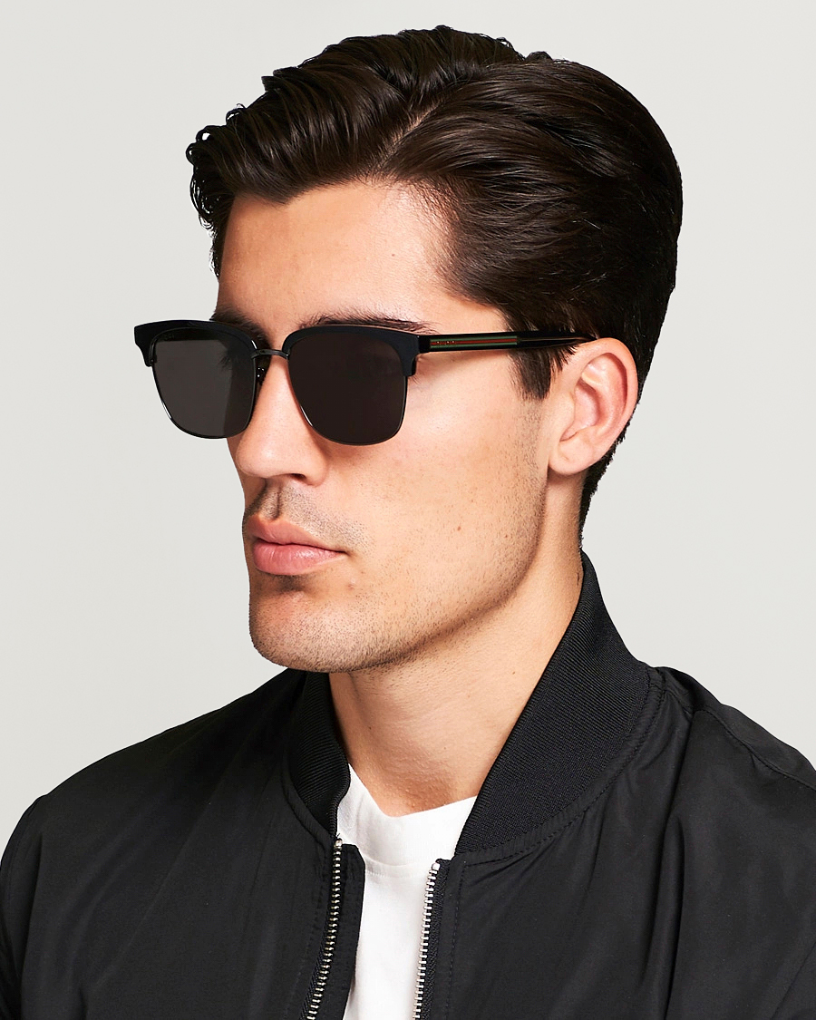Herren | Gucci | Gucci | GG0382S Sunglasses Black/Grey