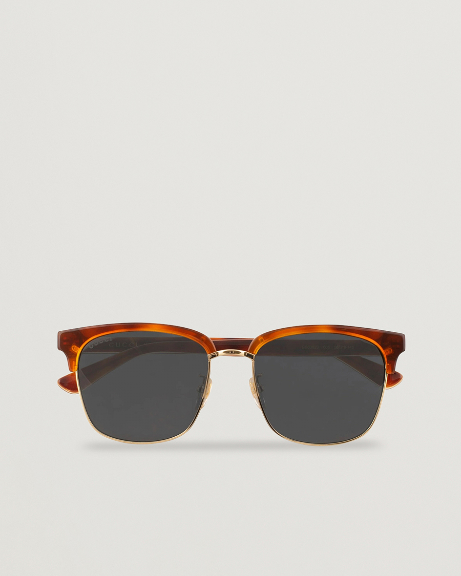 Herren | Gucci GG0382S Sunglasses Havana/Blue | Gucci | GG0382S Sunglasses Havana/Blue