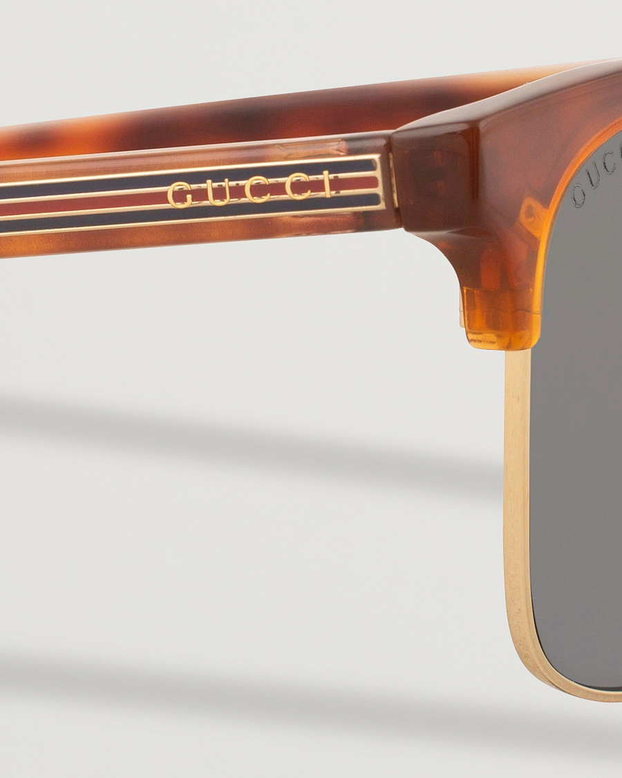 Herren | Gucci GG0382S Sunglasses Havana/Blue | Gucci | GG0382S Sunglasses Havana/Blue