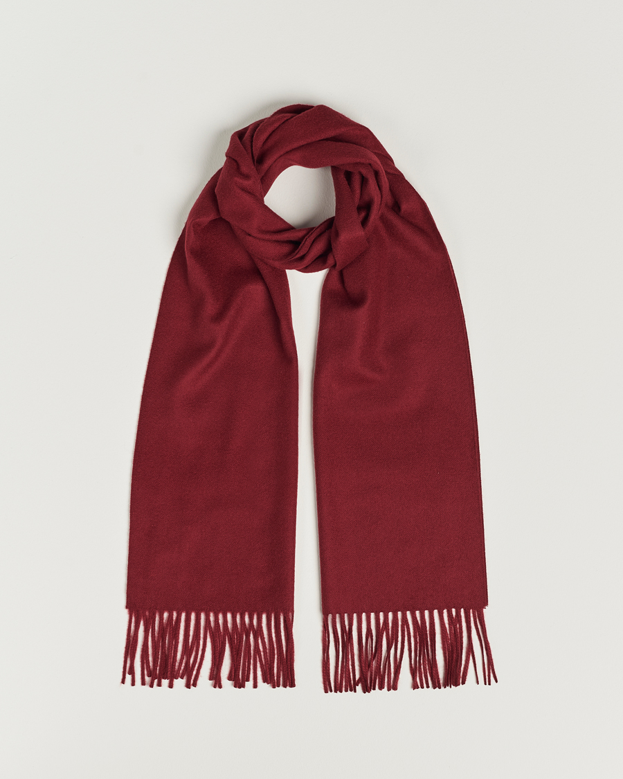 Herren | Schals | Piacenza Cashmere | Cashmere Scarf Burgundy