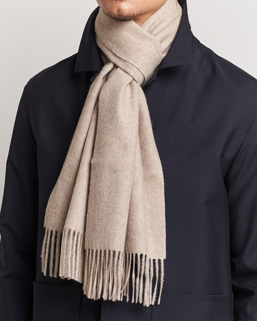 Herren |  | Piacenza Cashmere | Cashmere Scarf Light Beige