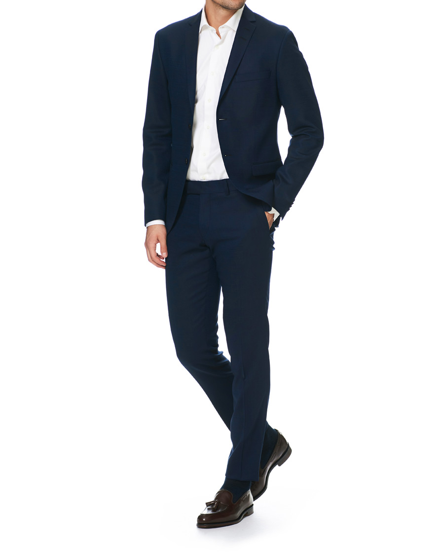 Herren | Sakkos | Tiger of Sweden | Jil Wool Stretch Blazer Country Blue