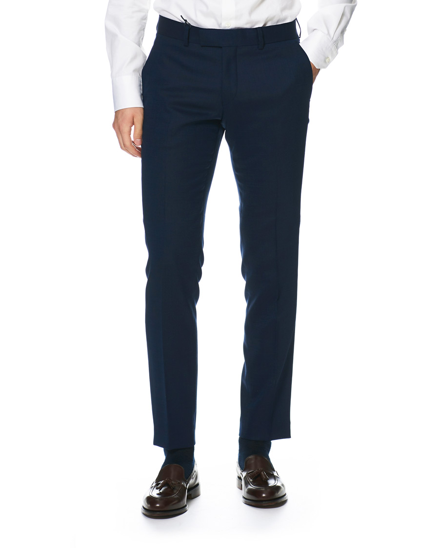 Herren | Hosen | Tiger of Sweden | Gordon Wool Stretch Trousers Country Blue
