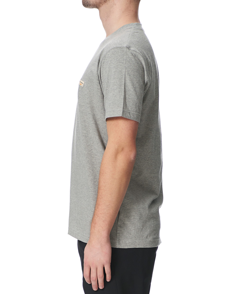 Herren | T-Shirts | Nudie Jeans | Daniel Logo Tee Grey Melange