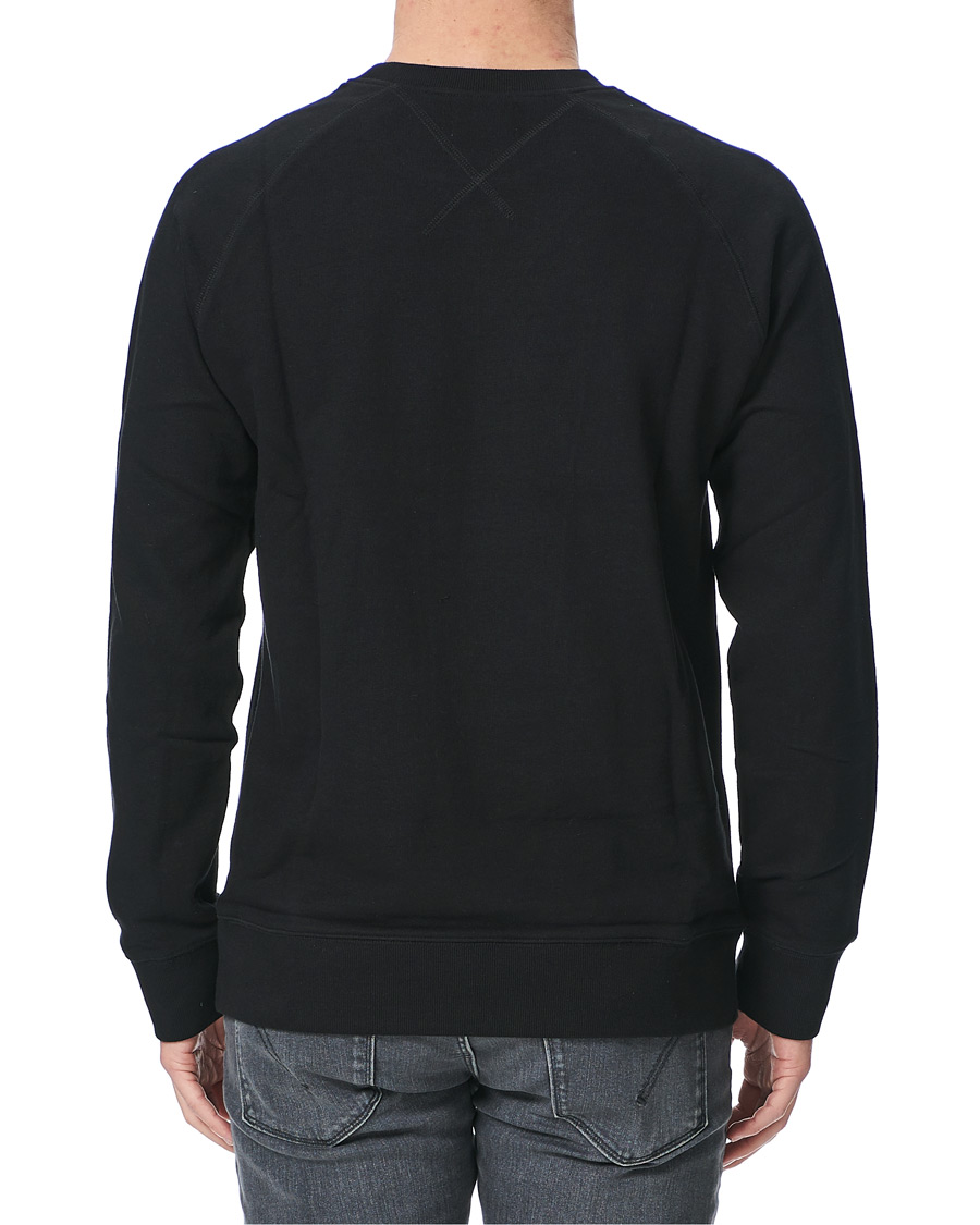 Herren | Pullover | Nudie Jeans | Samuel Logo Crew Neck Sweatshirt Black