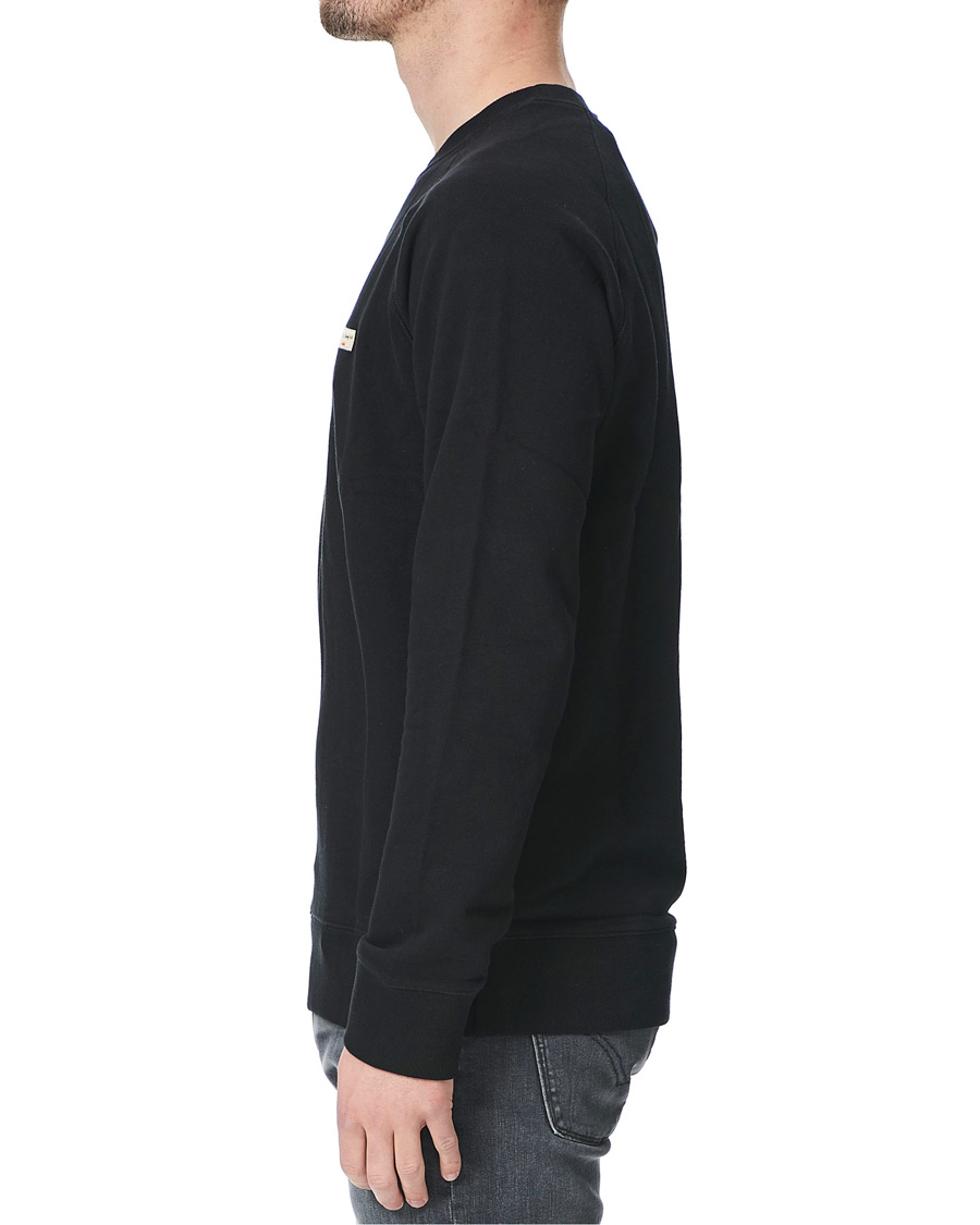 Herren | Pullover | Nudie Jeans | Samuel Logo Crew Neck Sweatshirt Black