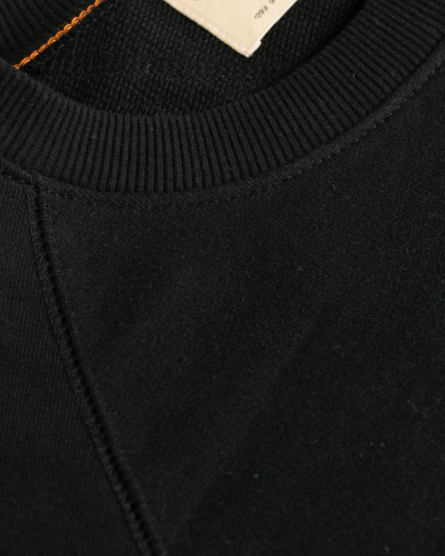 Herren | Pullover | Nudie Jeans | Samuel Logo Crew Neck Sweatshirt Black